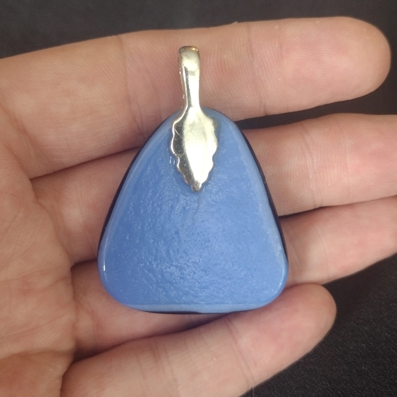 Green and Blue Glass Pendant - Picture 4 of 8